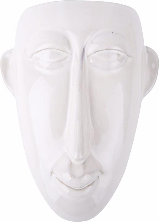 present time Flowerpot wall, long mask, white