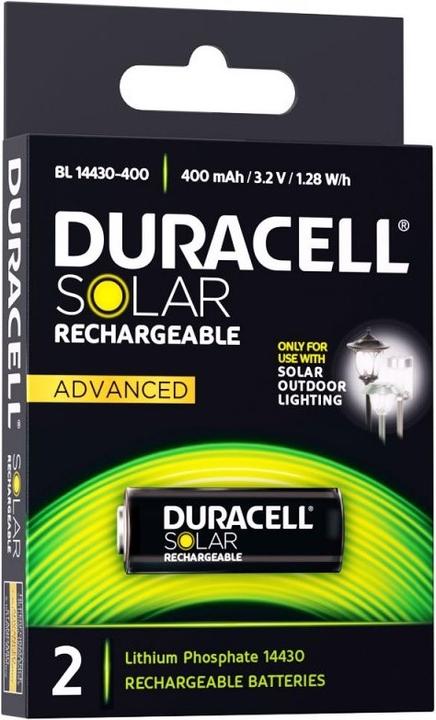 Produktbild Duracell Akku Li-FePo4 Lithium Phosphat Akku 14430 (Gerätespezifisch)