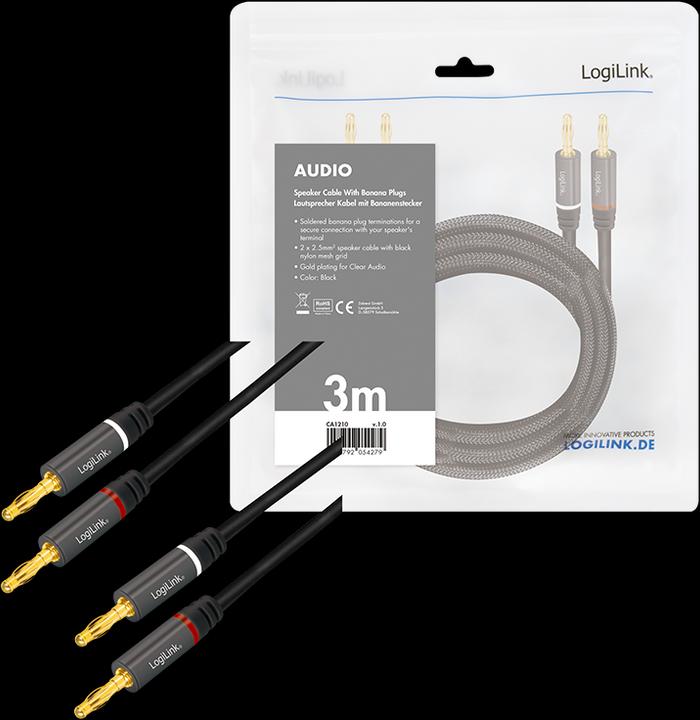 Image du produit LogiLink CA1210 (3 m, 2.50 mm²² mm)