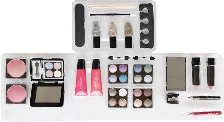 Produktbild Treffina Casuelle Alu Kosmetikkoffer mit Klarsicht Seiten Beauty Case
