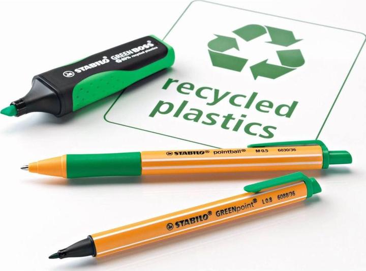 Produktbild STABILO GREEN BOSS Textmarker (Orange, Gelb, Grün, Pink, 5 mm, 4 x)