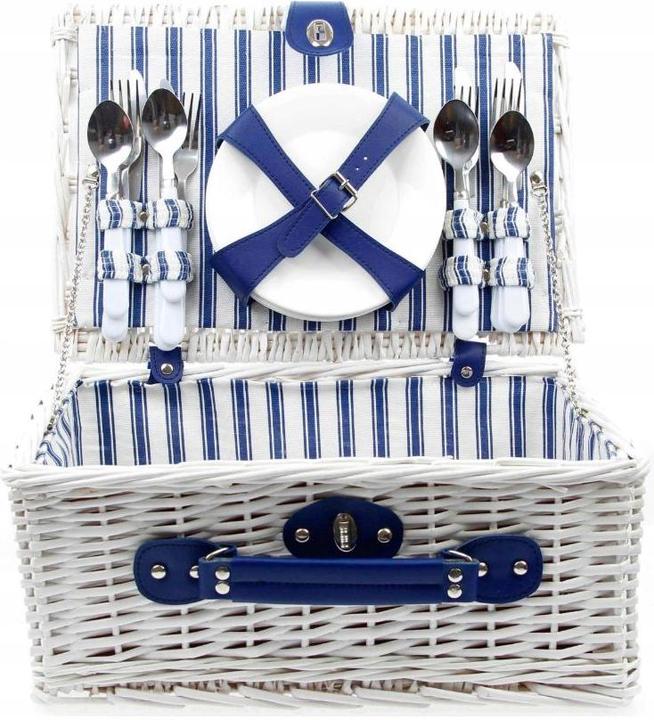 Image du produit Fs-Star Panier pique-nique 40x28x18cm Marine