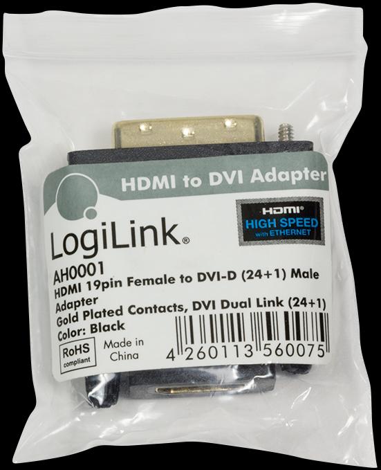 Produktbild LogiLink Video Adapter (HDMI, 10 cm)