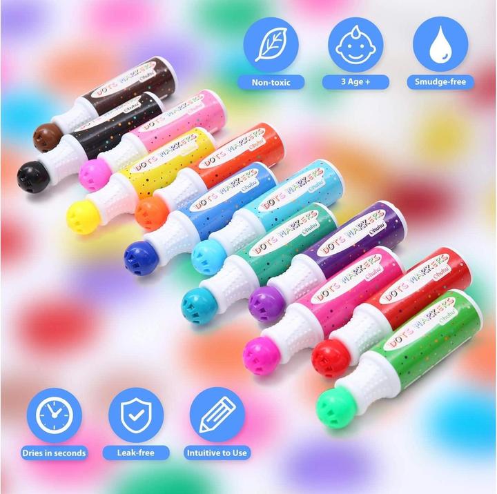 Produktbild Ohuhu Dot Marker (Mehrfarbig, 12 x)