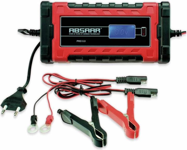 Produktbild Absaar smartlader 8.0 8a 12/12v (12V, 24V)