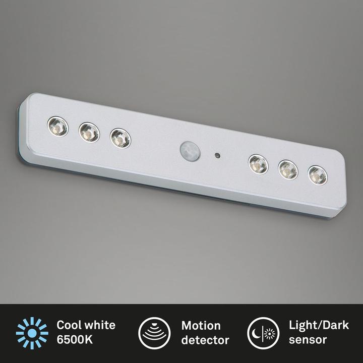 Produktbild Briloner LED Unterbauleuchte, Sensor, titan, 6xLED/0,08W (5 lm)
