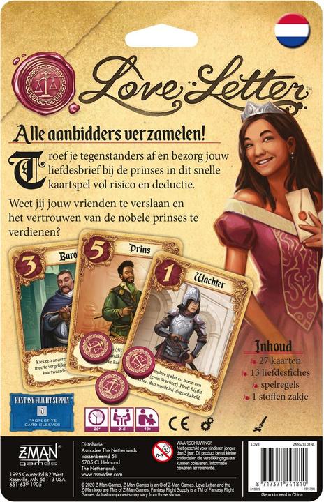 Immagine prodotto Z-Man Games Gioco di carte con lettere d'amore