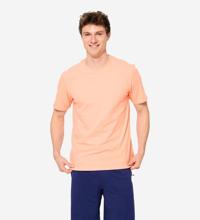 Domyos T-Shirt Herren Regular Baumwolle - orange