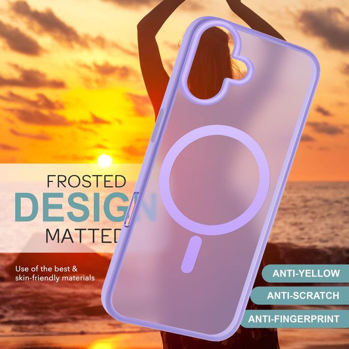 Actual product image Nalia Matte hybrid case with MagSafe function (Apple iPhone 16)