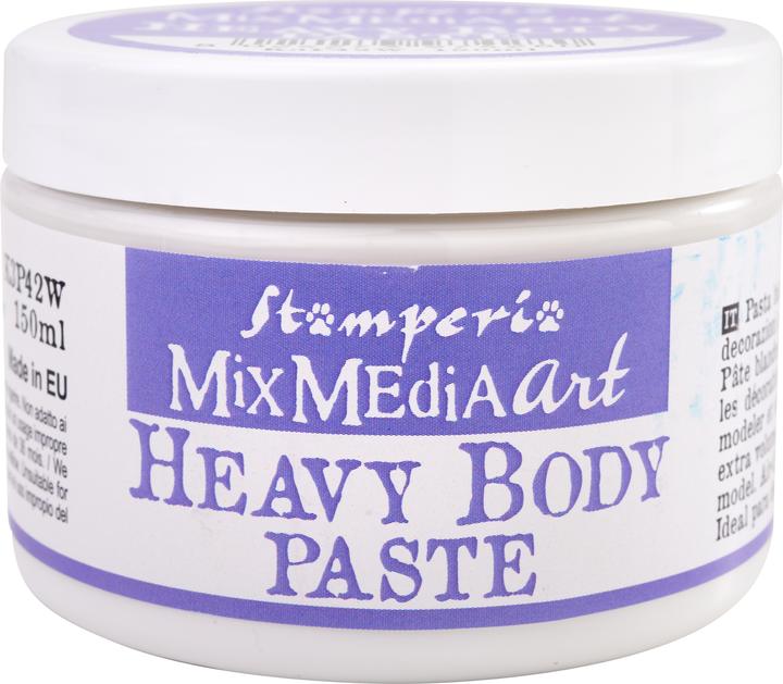 Stamperia Heavy Body Paste", White, 150 ml (Körpercreme, 150 ml)