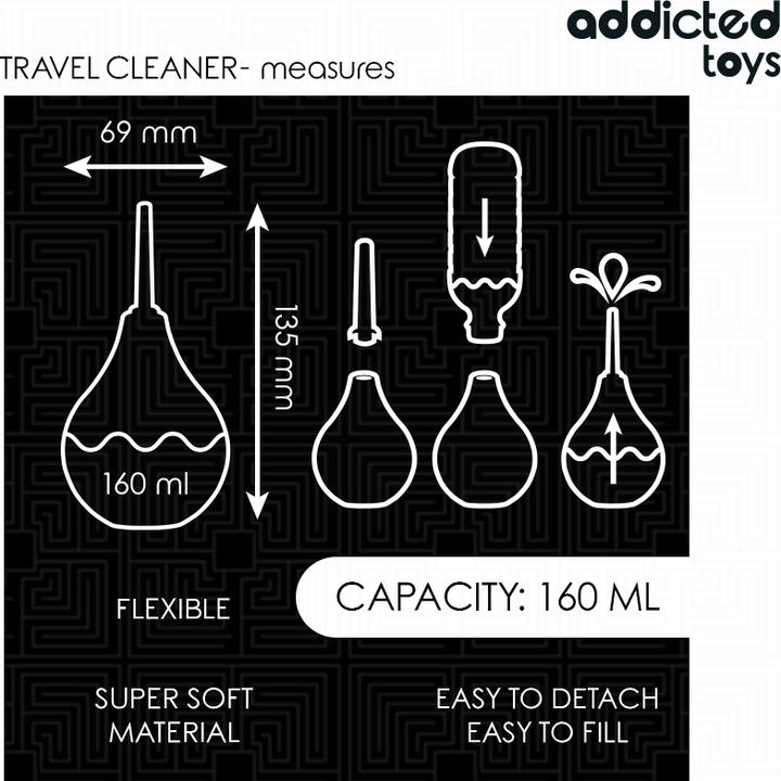Nährwerte und Zutaten Addicted toys - REISE-ANALREINIGER GRÃ–SSE M 160 ML