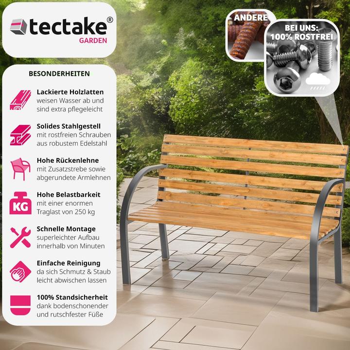 Produktbild tectake Gartenbank Micha