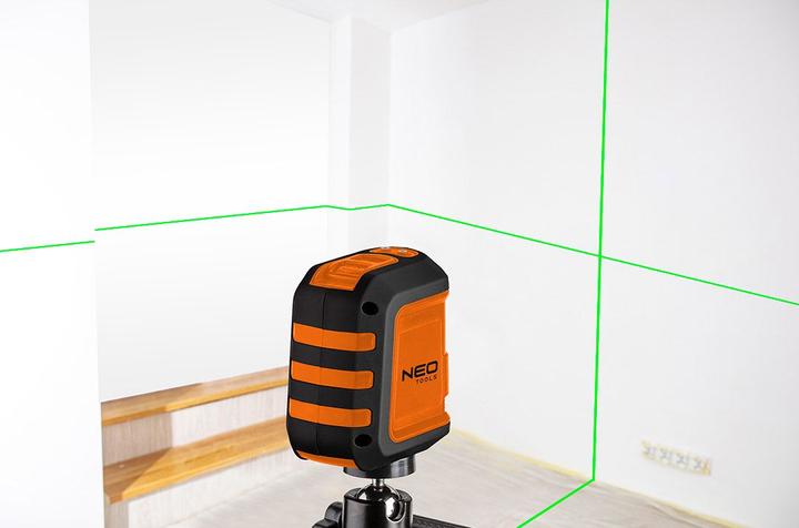 Produktbild Neo Querlinienlaser 15 m, grün, Halterung, Koffer