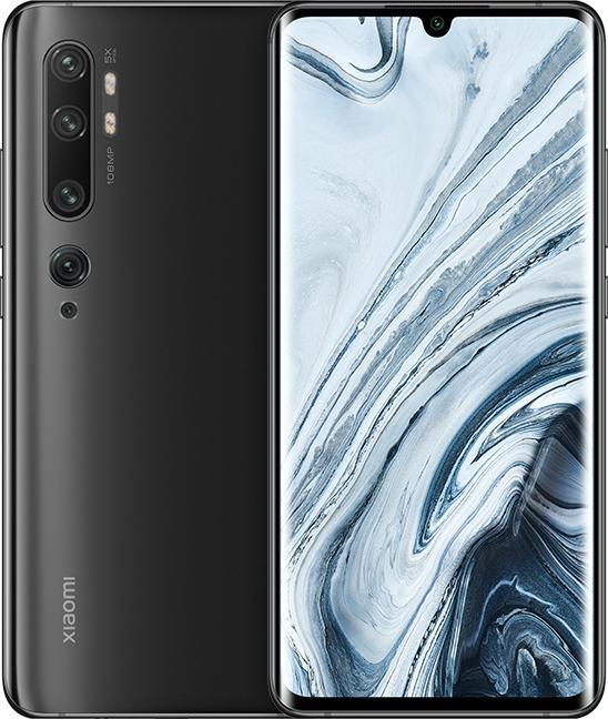 Produktbild Xiaomi Mi Note 10 Vodafone (128 GB, Midnight Black, 6.47", Dual SIM, 4G)