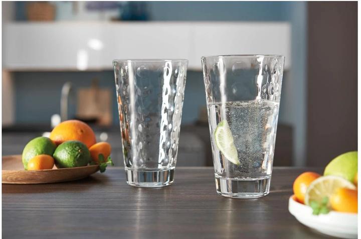 Produktbild Leonardo Longdrinkglas Optic 540 ml, 4 Stück, Transparent (5.40 dl, 4 x, Longdrinkgläser)