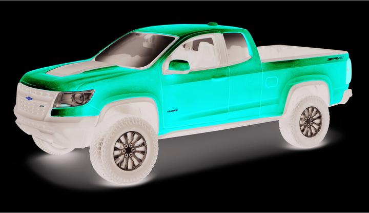 Produktbild Maisto Chevrolet Colorado ZR2 2017 rot 1:24