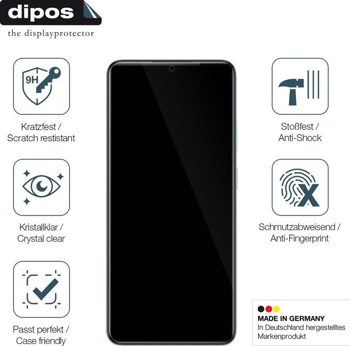 Produktbild Dipos Anti-Shock Displayschutz 9H (1 Stück, ZTE Nubia X)