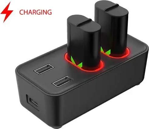 Image du produit Subsonic Chargeur double et hub (Xbox One S, Xbox Series S, Xbox Series X, Xbox One X)