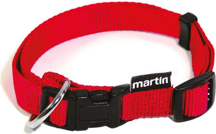 Martin Halsband Basic Nylon Rood (30, 31, 32, 33, 34, 35, 36, 37, 38, 39, 40, 41, 42, 43, 44, 45, Hund, Allgemein)