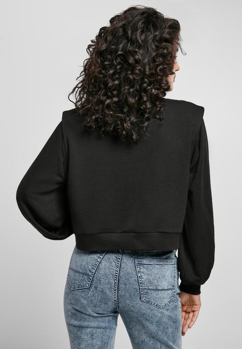 Actual product image Urban Classics Ladies Padded Shoulder Modal Terry Crewneck (5XL)