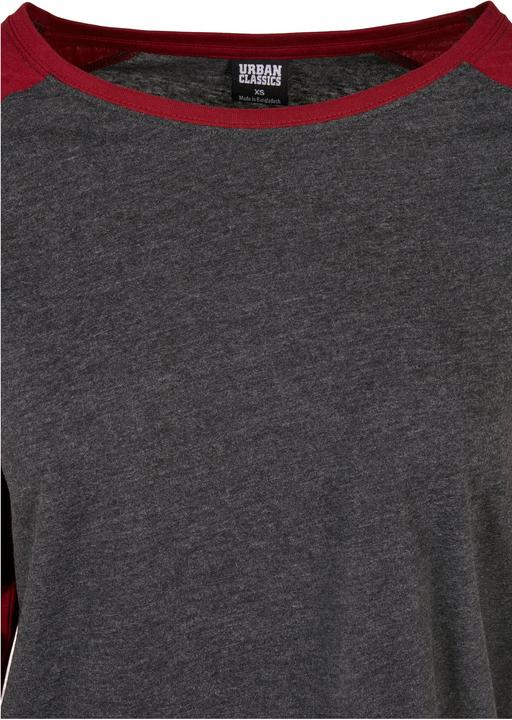Immagine prodotto Urban Classics Donna Raglan a maniche lunghe a contrasto (S)