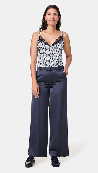 Produktbild Gerry Weber Weite Hose aus fliessendem Satin Hose Freizeit lang - 64010 (38)