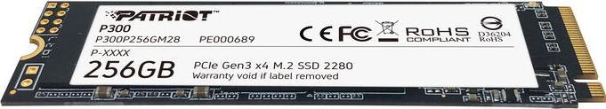 Immagine prodotto Patriot P300 SSD 256GB (256 GB, M.2 2280)
