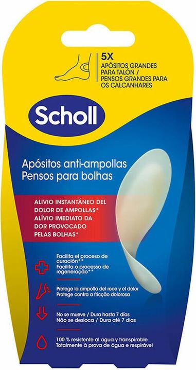 Scholl Dr. Grosse Anti-Blasen Fersenpflaster - 5 Stück (Fussbad)