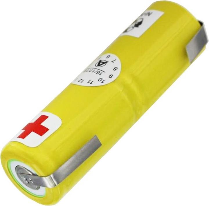 Actual product image Braun Akku 2/3A mit Lötfahnen U-Form (1 pcs., 2/3 A, 1300 mAh)