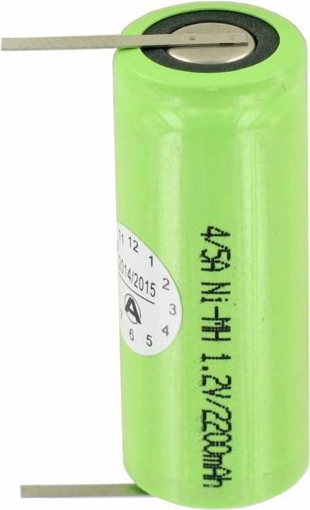 Produktbild Braun Akku 4/5A, 43x17mm für Oral-B Triumph Serie (bitte Masse 43x17mm prüfen) (1 Stk., 4/5 A, 2150 mAh)