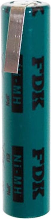 Actual product image FDK Akku Sanyo HR-AAAU NiMH Akku Micro AAA Flattop mit Lötfahne Z-Form (AAA, 730 mAh)