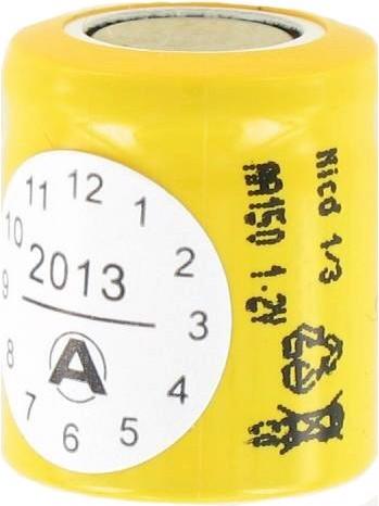 Produktbild Sanyo Akku N-110AA Akku NiCd 1/3 AA Mignon ohne Lötfahne 150mAh (1 Stk., AA, 150 mAh)