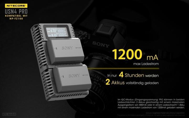 Produktbild Nitecore USN4 Pro (1 Stk., Gerätespezifisch, Akku)