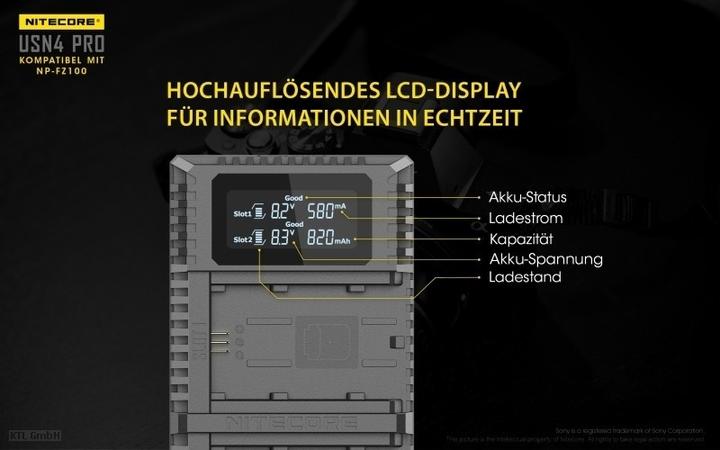 Produktbild Nitecore USN4 Pro (1 Stk., Gerätespezifisch, Akku)