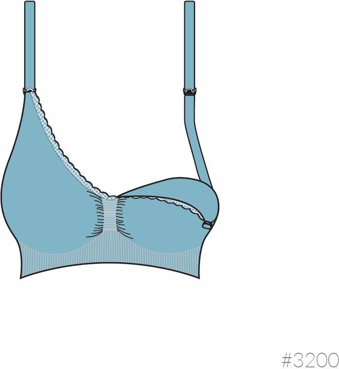 Immagine prodotto Carriwell Reggiseno biologico per gravidanza e allattamento (XL)