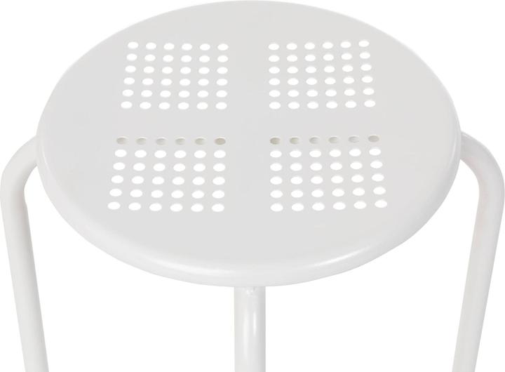 Actual product image Cocon Stool Metal, White