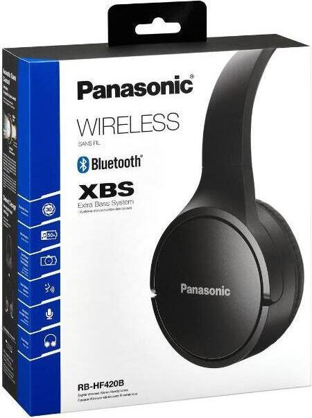 Actual product image Panasonic RB-HF420BE (No noise cancelling, 50 h, Wireless)
