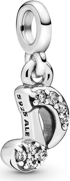 Pandora Charme de la note musicale Me (Argent 925, Pierres)
