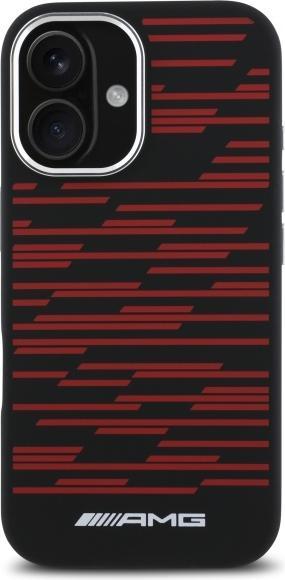 Produktbild Mercedes AMG AMHMP16SSRRK iPhone 16 6.1" czarny/black hardcase Silicone Graphics MagSafe (Apple iPhone 16)