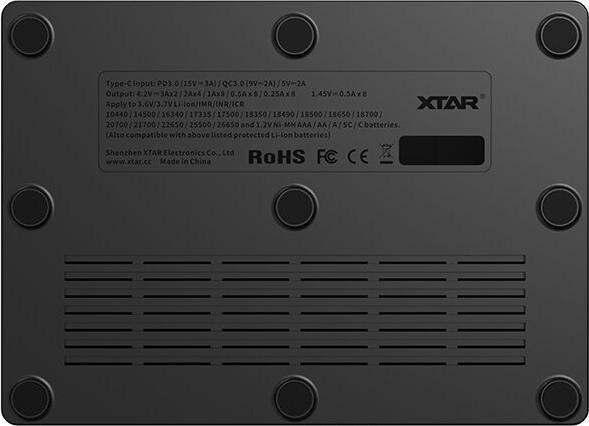 Produktbild Xtar 18650-Akku-Ladegerät VC8S (Ladegerät inkl. Akku)