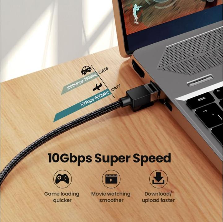 Produktbild Ugreen Netzwerkkabel (F/FTP, CAT7, 2 m)