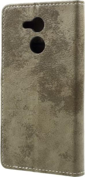 Produktbild MU Classic Vintage Look Leder Hülle (Honor V9 Play, Honor 6C Pro)