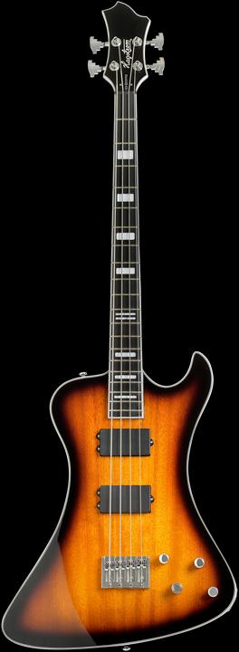 Actual product image Hagstrom E-Bass, Nekromant 4, Tobacco Sunburst (Electric guitar, Mahogany)