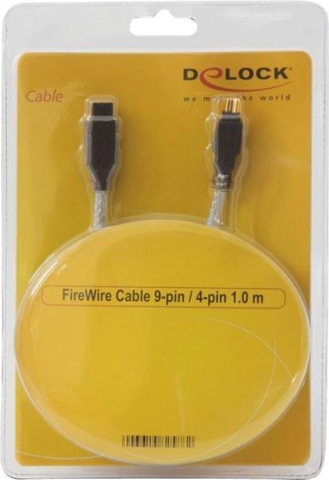 Immagine prodotto Delock Cavo FireWire IEEE 1394B 9Pol/4Pol, 1Metro (1 m, FireWire)