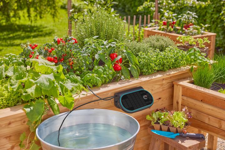 Actual product image Gardena Solar-Bewässerung AquaBloom L Set (Drip irrigation set)