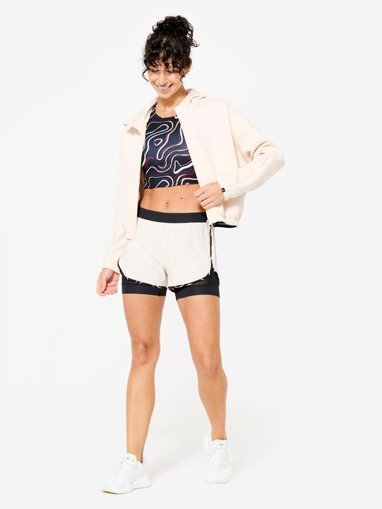 Actual product image Domyos Crop Top Damen - schwarz (XL)