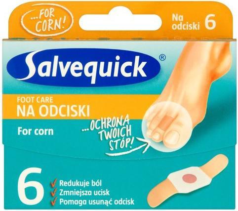 Salvequick Foot Care For Corn Hydrogel Slices Onisters And Abrasions 6Pcs.