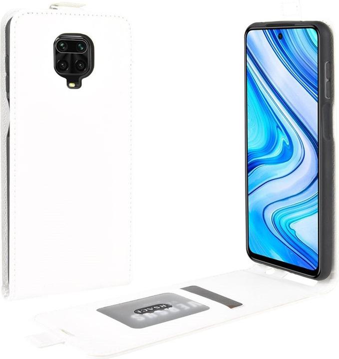 Produktbild Cover-Discount Xiaomi Redmi Note 9 Pro - Klassisches Flip Case vertikal weiss (Xiaomi Redmi Note 9 Pro Max, Xiaomi Redmi Note 9 Pro, Xiaomi Redmi Note 9S)