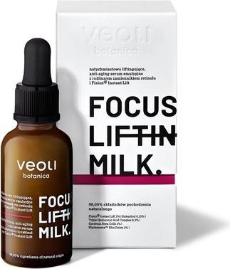 Veoli Botanica Focus Lifting Milk Lifting Serum Emulsion Face Serum with Bakuchiol 30ml (30 ml)