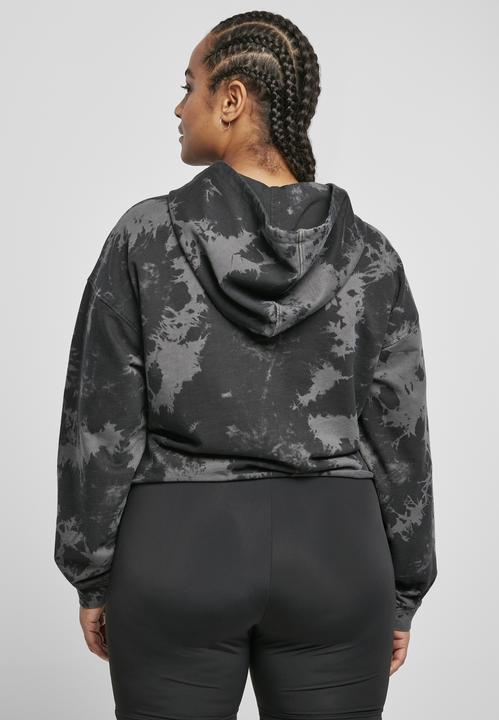 Immagine prodotto Urban Classics Felpa con cappuccio corta oversize da donna, sbiancata (4XL)